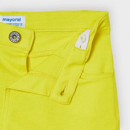 Παντελόνι κοντό φούτερ λεμονί