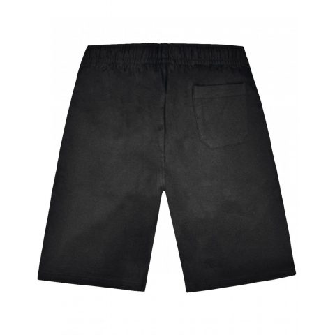 Βερμούδα μακό μονόχρωμη μαύρο