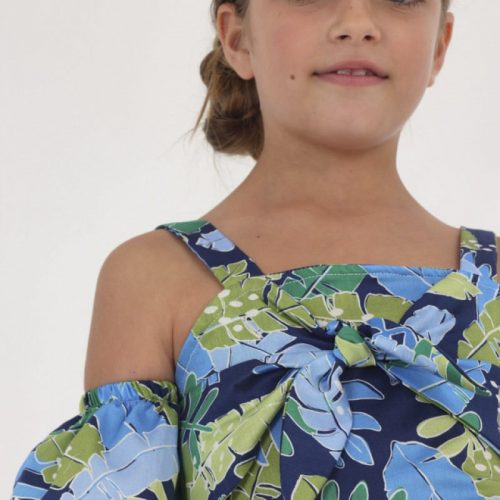 Φόρμα σταμπωτή από βαμβάκι μπεζ