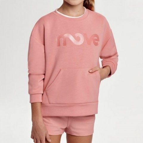 Παντελόνι κοντό φούτερ δερματί