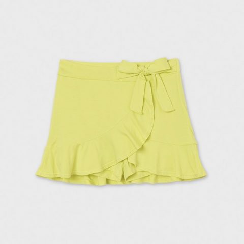 Φούστα παντελόνι βισκόζη λεμόνι