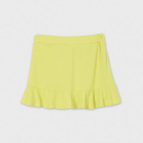 Φούστα παντελόνι βισκόζη λεμόνι