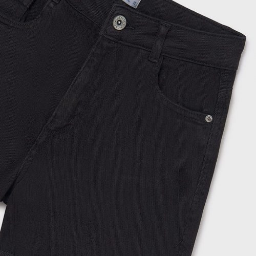 Παντελόνι καπαρτινέ βασικό μαύρο