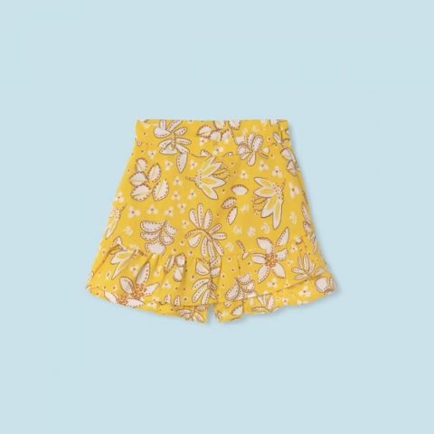 Φούστα παντελόνι στάμπα μπανάνα