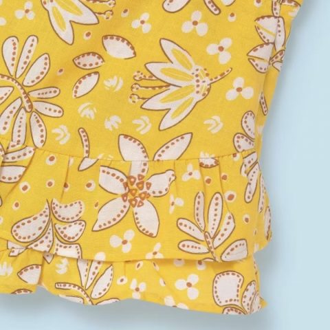 Φούστα παντελόνι στάμπα μπανάνα