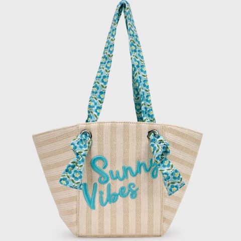 Τσάντα για την παραλία μπλε σκούρο