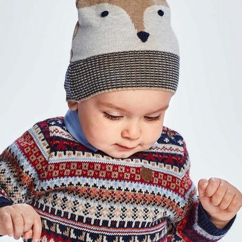 Mayoral Καπέλο πλεκτό καρύδι έντονο