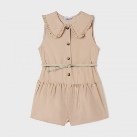 Mayoral Φόρμα γιακάς ζώνη ώχρα