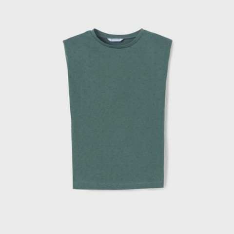 Mayoral Μπλούζα κοντομάνικη τιράντες βάτα πεύκο