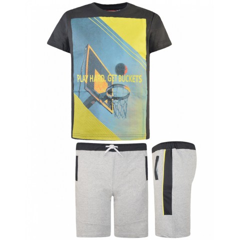 Energiers Σετ μακό με τύπωμα basketball