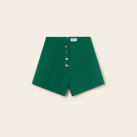 Mayoral Παντελόνι κοντό κρεπ σμαραγδί