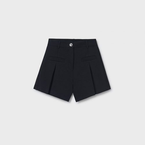 Mayoral Παντελόνι κοντό αμπιγιέ μαύρο