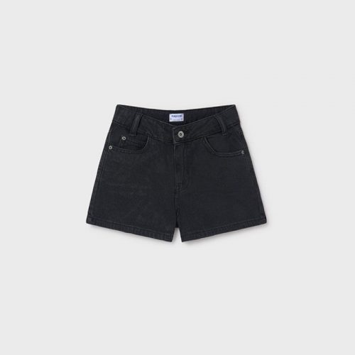 Mayoral Παντελόνι κοντό ψηλόμεσο μαύρο