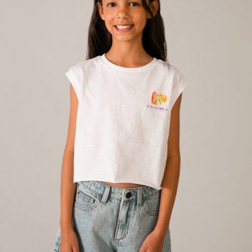 Mayoral Παντελόνι κοντό τζιν ανοιχτό