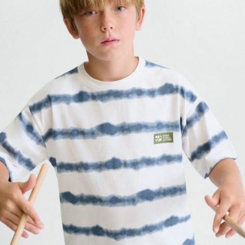 Mayoral Μπλούζα κρεμ-ωκεανός