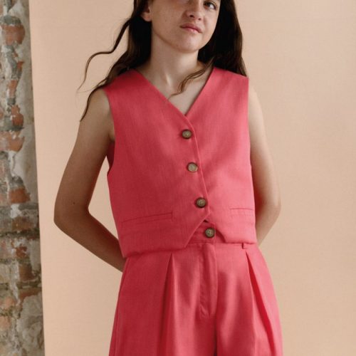 Mayoral Παντελόνι κοντό κοραλί