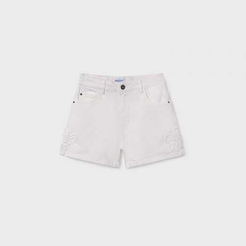 Mayoral Παντελόνι κοντό εκρού