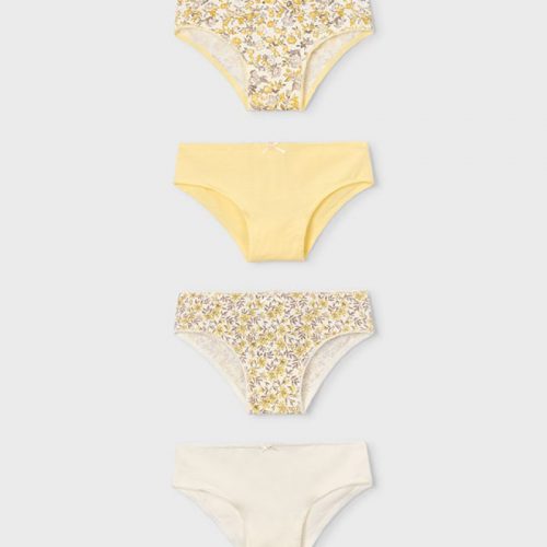 Mayoral Σετ 4 βρακάκια βανίλια