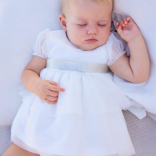 Mayoral Φόρεμα αμπιγιέ κρεμ